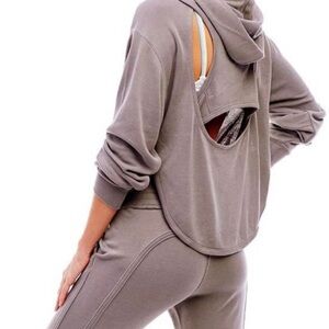 FP Movement Black Cut Out Hoodie